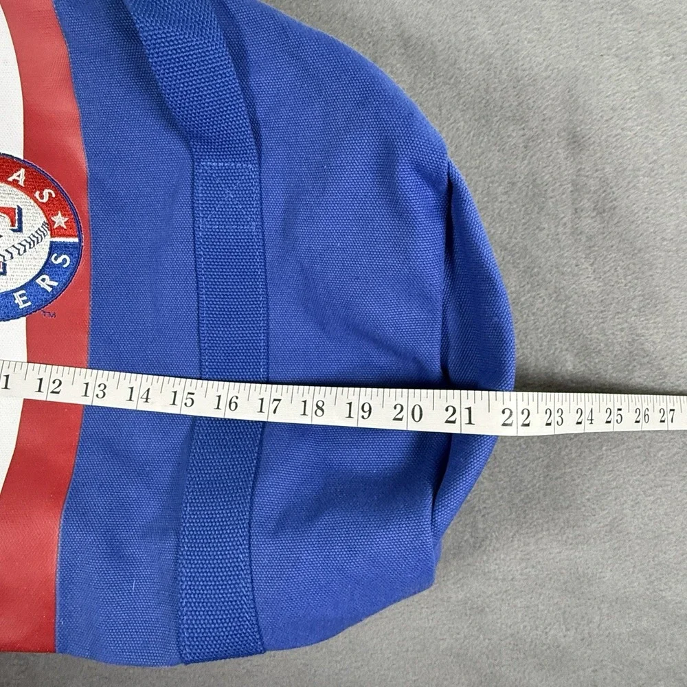 VINTAGE CANVAS TEXAS‎ RANGERS MLB Baseball Club Gym Duffel Bag